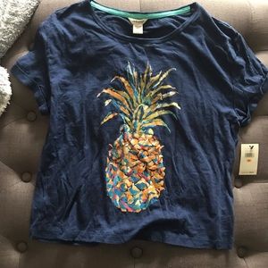 NWT lucky brand pajama shirt size small